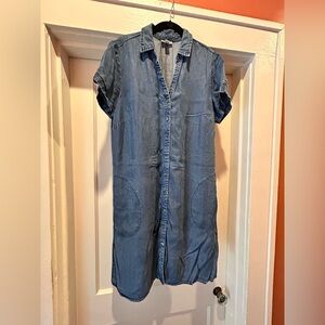 J. Jill Blue Denim Mini Dress